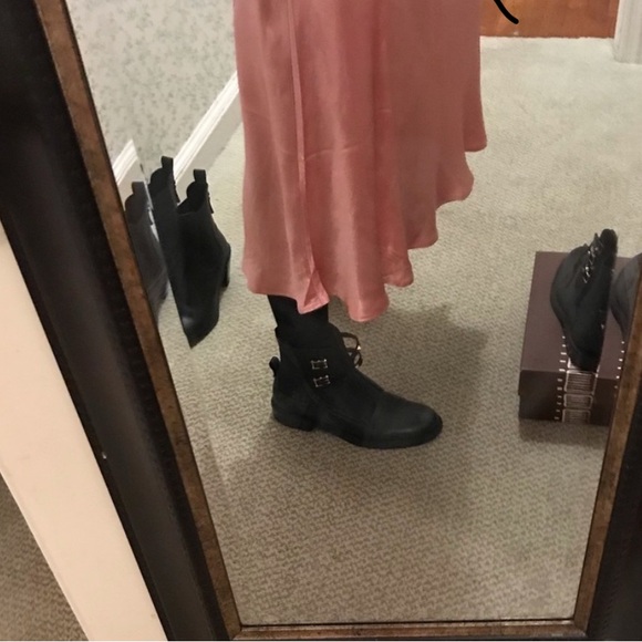 Valentino Rockstud ankle booties black leather